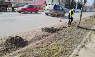 Curățenie generală pe străzile din Turda, odată cu venirea primăverii