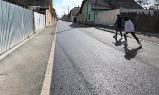 Încă o zonă din cartierul industrial din Turda a fost modernizată. Asfalt pe strada Arieșului