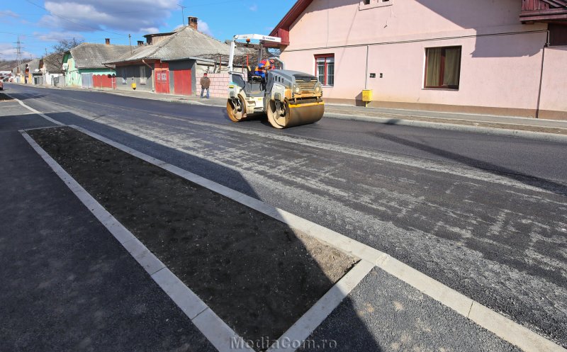 Încă o zonă din cartierul industrial din Turda a fost modernizată. Asfalt pe strada Arieșului