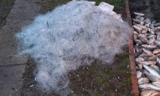 Ce se mai fură la Cluj? Doi "pescari", prinși în toiul nopții cu mașina plină cu pești
