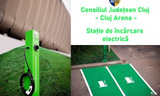 Stație de încărcare electrică la Cluj Arena. Câte mașini poate deservi