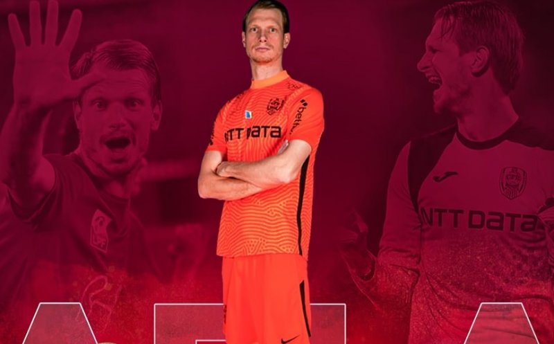 Arlauskis, prezentat oficial la CFR Cluj. Lituanianul a revenit în Gruia după șase luni