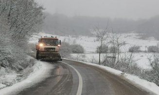 Vreme vitregă la Cluj. Polei pe unele drumuri din județ