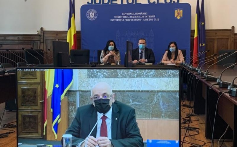 Prefectul Clujului, ședință cu Raed Arafat. Despre ce au discutat