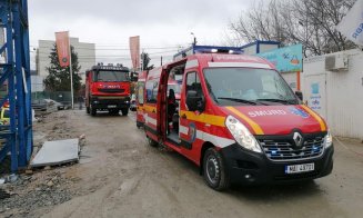 Accident pe un șantier din Cluj-Napoca