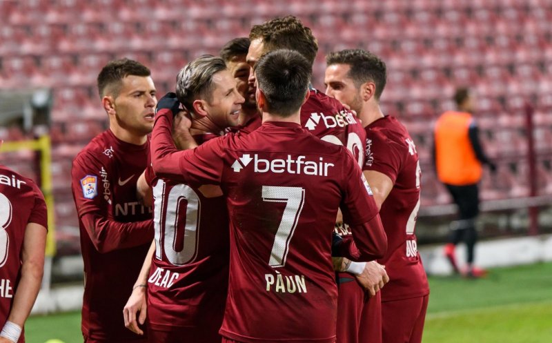 Jucătorii de la CFR Cluj domină topul celor mai eficienți fotbaliști din Liga 1 în perioada de pandemie