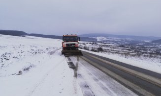 A nins abundent la Cluj. Cum se circulă pe drumurile din județ