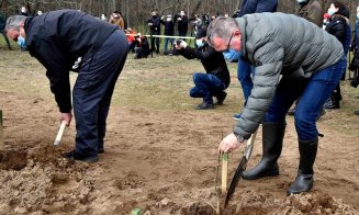 Clujeanul de la Agricultură a plantat pomi împreună cu președintele țării