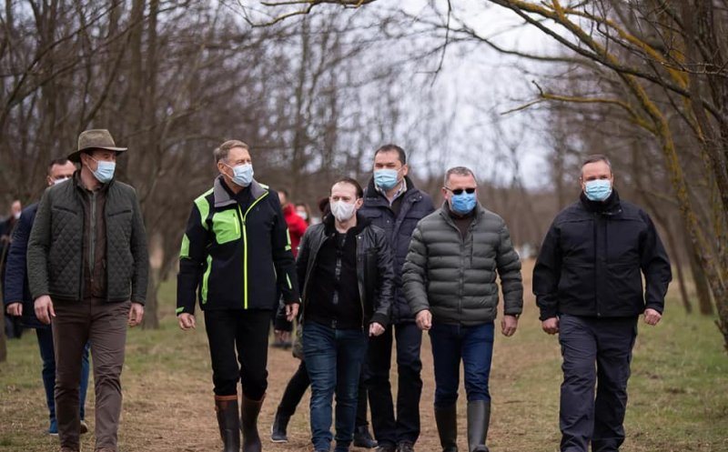 Clujeanul de la Agricultură a plantat pomi împreună cu președintele