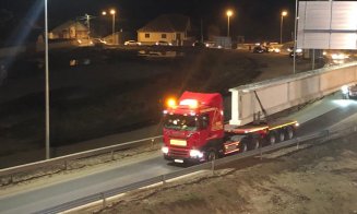Avans pe Sebeș-Turda. Au fost montate ultimele grinzi de la nodul rutier Sebeș