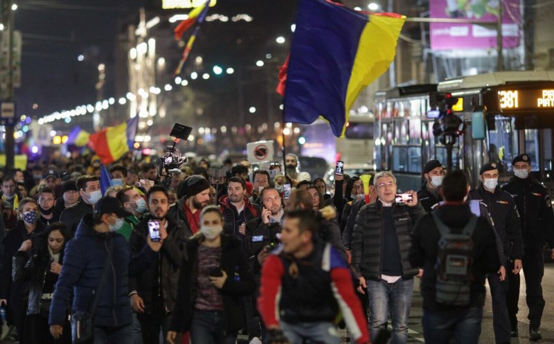Ce vor protestatarii: fără măști, școală față în față, demiterea guvernului, alegeri anticipate