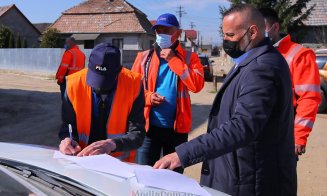 Încă o stradă din cartierul Industrial din Turda intră în modernizare