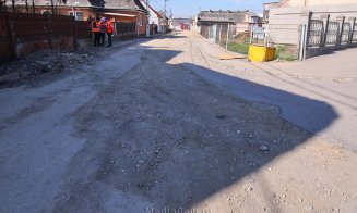 Încă o stradă din cartierul Industrial din Turda intră în modernizare
