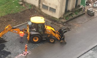 Curat ca-n palmă după demolarea garajelor de cartier şi deja răsare asfaltul