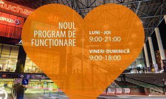Iulius Mall Cluj funcționează după un nou program, cu ample măsuri de siguranță