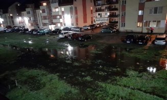 Floreşti, mica Veneție după ploaia de miercuri