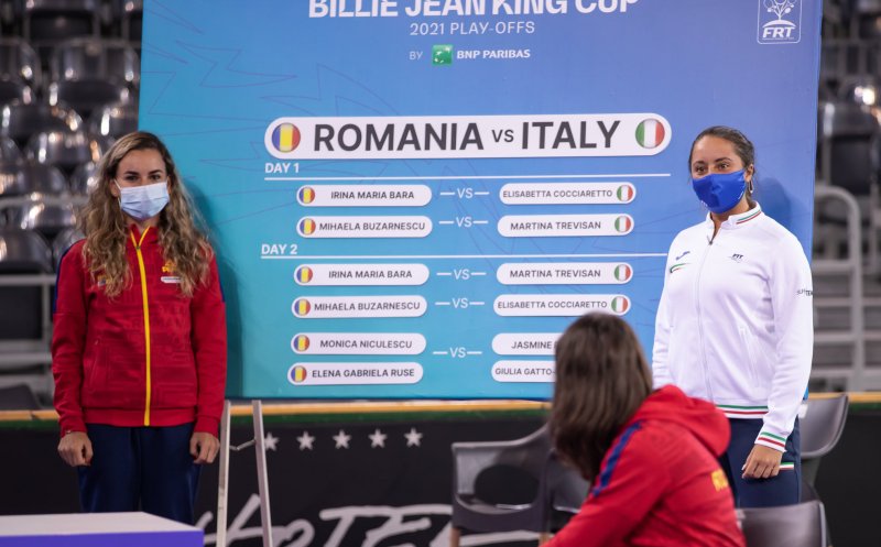 Programul primei zile la Billie Jean King Cup. Irina Bara deschide duelul cu Italia