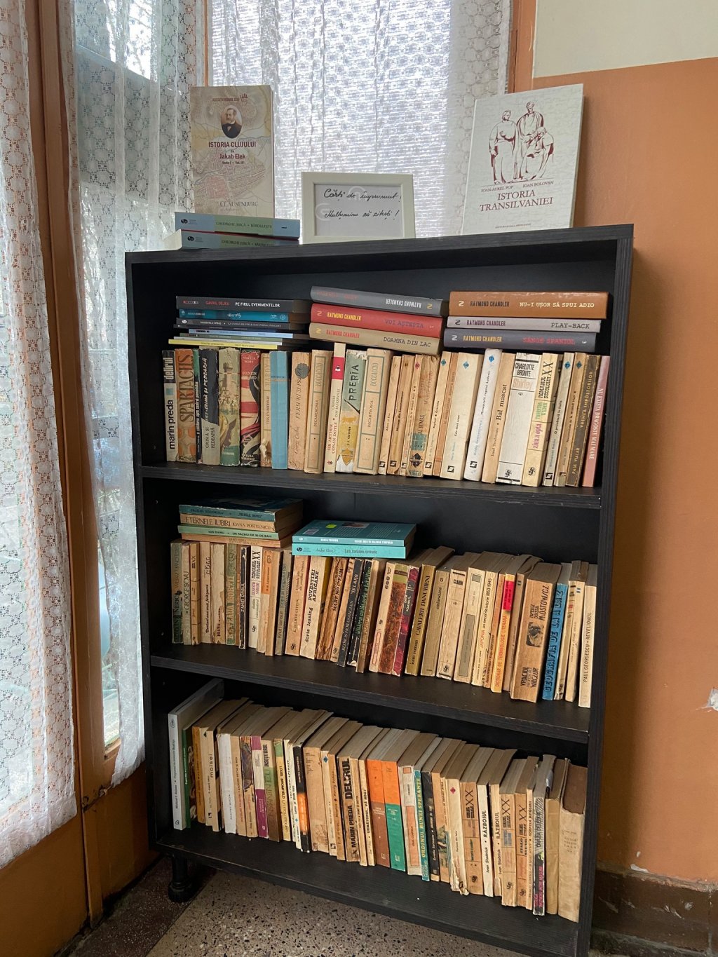 Biblioteca din scara blocului. Modul inedit prin care un scriitor din Cluj încurajează cititul