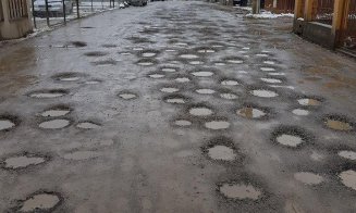 După ani de gropi şi noroi, o importantă stradă din Cluj-Napoca se asfaltează