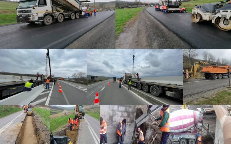 Drumarii de la Cluj au reparat gardurile Autostrăzii Transilvania