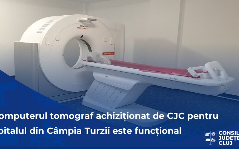 Computerul tomograf pentru Spitalul Municipal „Dr. Cornel Igna” din Câmpia Turzii