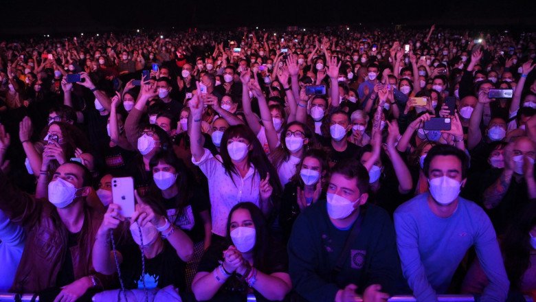 Concluzii după concertul-test de la Barcelona: niciunul dintre cei 5.000 de participanți nu a fost infectat