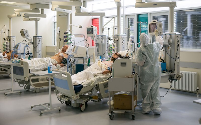 Terapia intensivă e plină de bolnavi cu Covid la Cluj