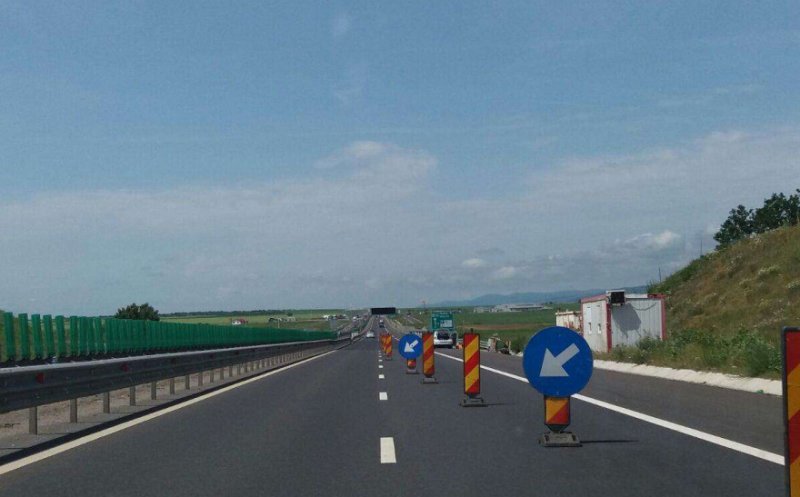Lucrări de reparații pe autostrada A10 Turda - Sebeș. Circulație restricționată pe două segmente