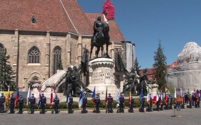 A început Ziua Europei la Cluj. Piața Unirii, în straie de sărbătoare