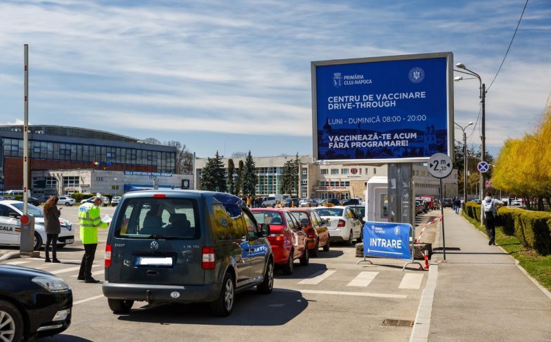 Vaccinarea merge ca “pe roate” la Cluj. 1.100 de oameni, “rezolvați” în weekend