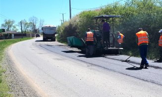 Au început lucrările de reparație a drumului județean 107M Luna de Sus - Săvădisla
