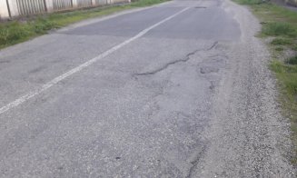 Dum județean din Cluj, mâncat de gropi, la doar un an de la modernizare