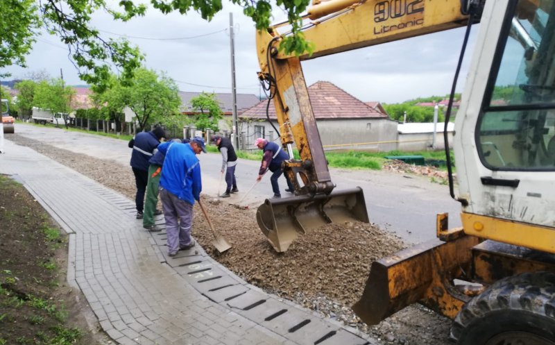 Se reiau lucrările de modernizare pe drumul județean 161C Iclod – Aluniș – Corneni