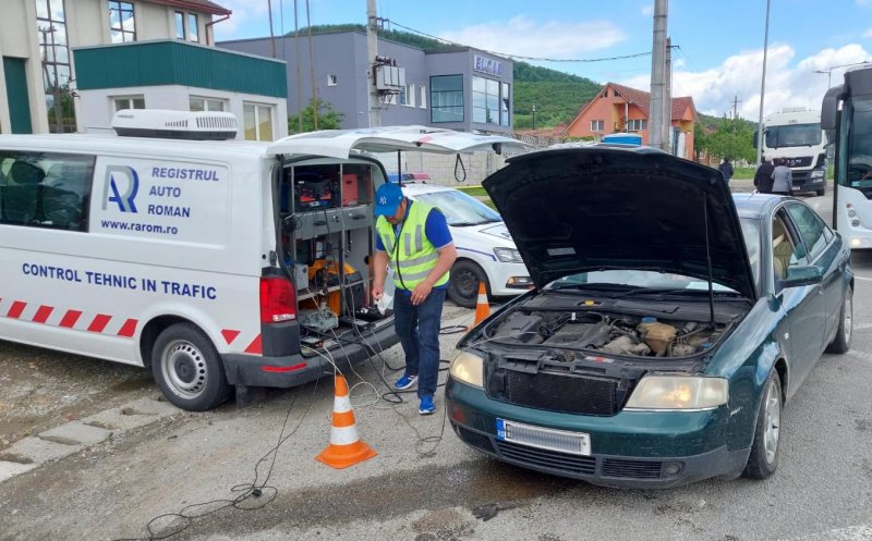 Razie pe șoselele Clujului. RAR vrea să scoată "rablele" din trafic