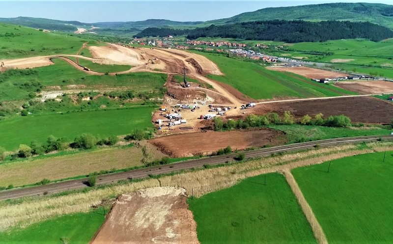Cum evoluează lucrările pe tronsonul Nădășelu - Zimbor de pe Autostrada Transilvania