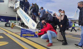 Zboruri în premieră spre Amsterdam de pe aeroportul din Cluj