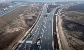 Se lucrează încă pe un tronson din Autostrada Sebeș - Turda, la jumătate de an după deschiderea traficului