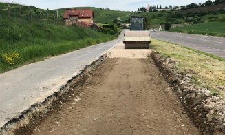 Reparații pe un nou drum județean din Cluj