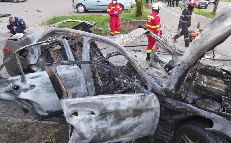 Execuție în stil mafiot! Cine este afaceristul din Arad a cărui maşină a explodat