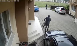 Furt de biciclete, ziua în amiaza mare, la Florești. Ce tactică au folosit