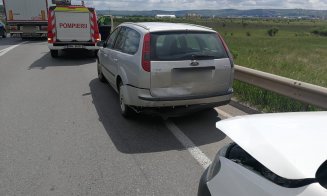 Accident cu trei mașini pe Muncii