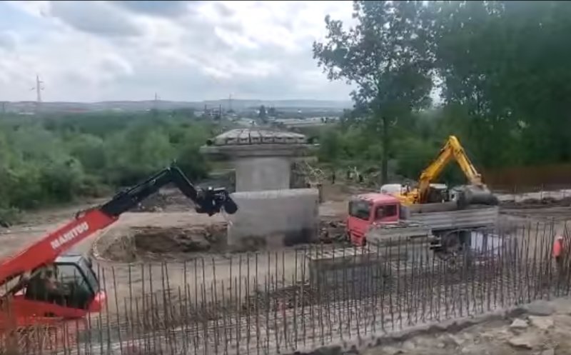 Podul din Turda, cadou de Crăciun. "Va fi gata până în 22 decembrie"