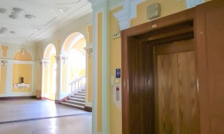 Liftul vechi de 100 de ani de la Babeș-Bolyai a fost restaurat. VEZI cum arată acum