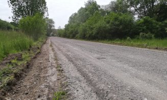 Un nou drum județean din Cluj intră în reparații. Lucrările se vor termina cu turnarea de asfalt