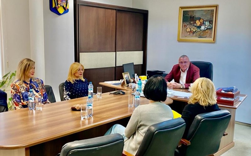 Delegația Confederației Naționale pentru Antreprenoriat Feminin, în vizită la Consiliul Județean Cluj