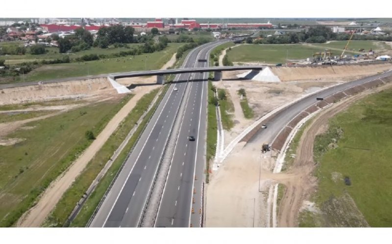 Ajutor pentru traficul Turda – Deva! Se dau în circulaţie două bretele de la Nodul Sebeş, pe A10