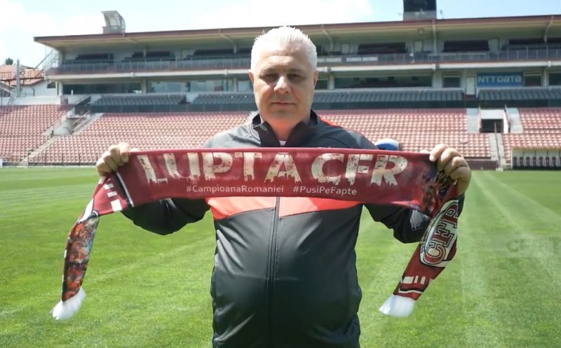 Șumudică, prezentat oficial de CFR Cluj: "Cel mai important este să aduc lumea la stadion"