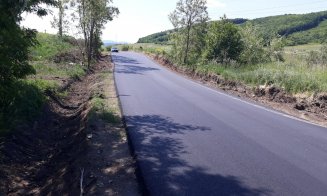 S-a asfaltat drumul județean 105T Cluj-Napoca - Popești. Cum arată acum