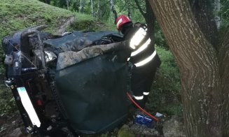 Accident grav de mașină la Cluj. O persoană a murit în localitatea Muntele Rece / Alte două persoane transportate la spital