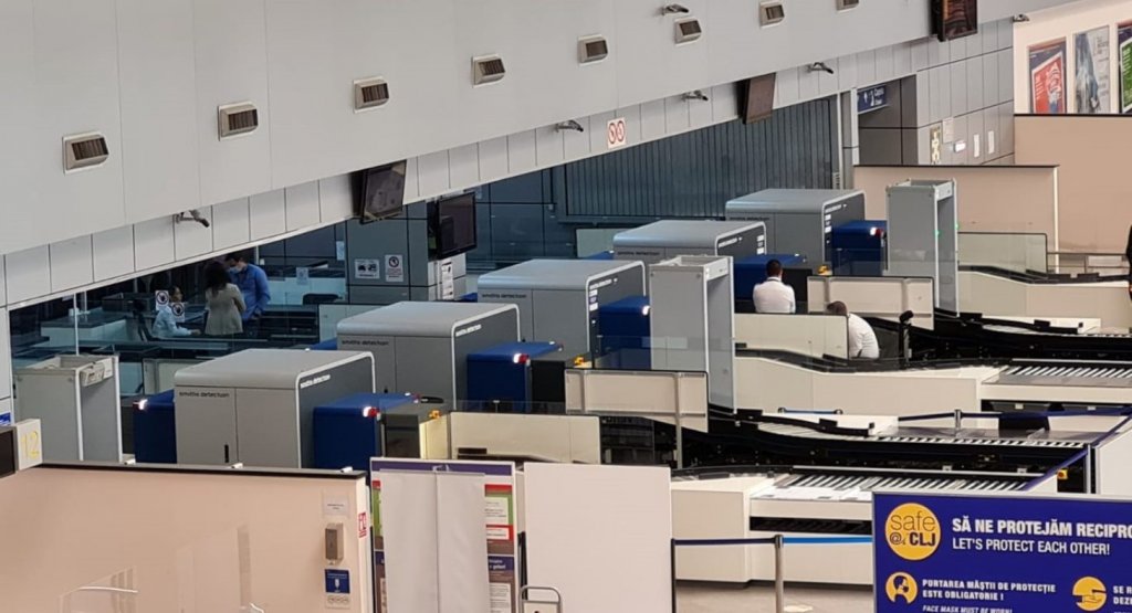 Noi echipamente de securitate la Aeroportul Cluj. Pasagerii nu vor mai trebui să scoată laptopul sau lichidele din bagaj